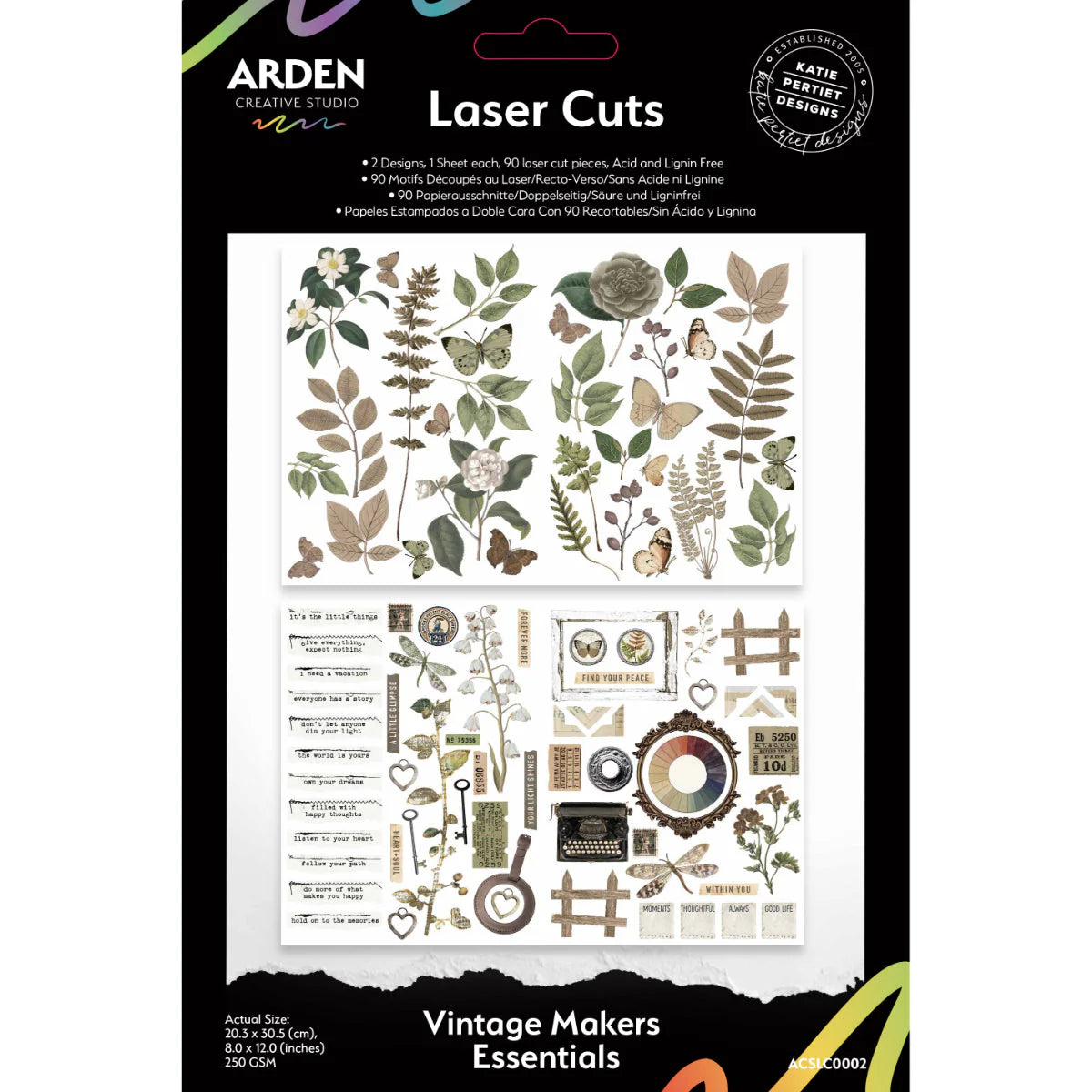 Arden Creative Studio Vintage Makers Laser Cut Elements